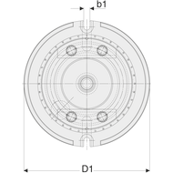 Turning insert for precision machine vice 125mm